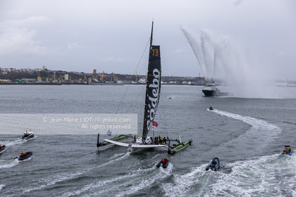 THOMAS COVILLE - ARKEA ULTIM CHALLENGE - ARRIVEE