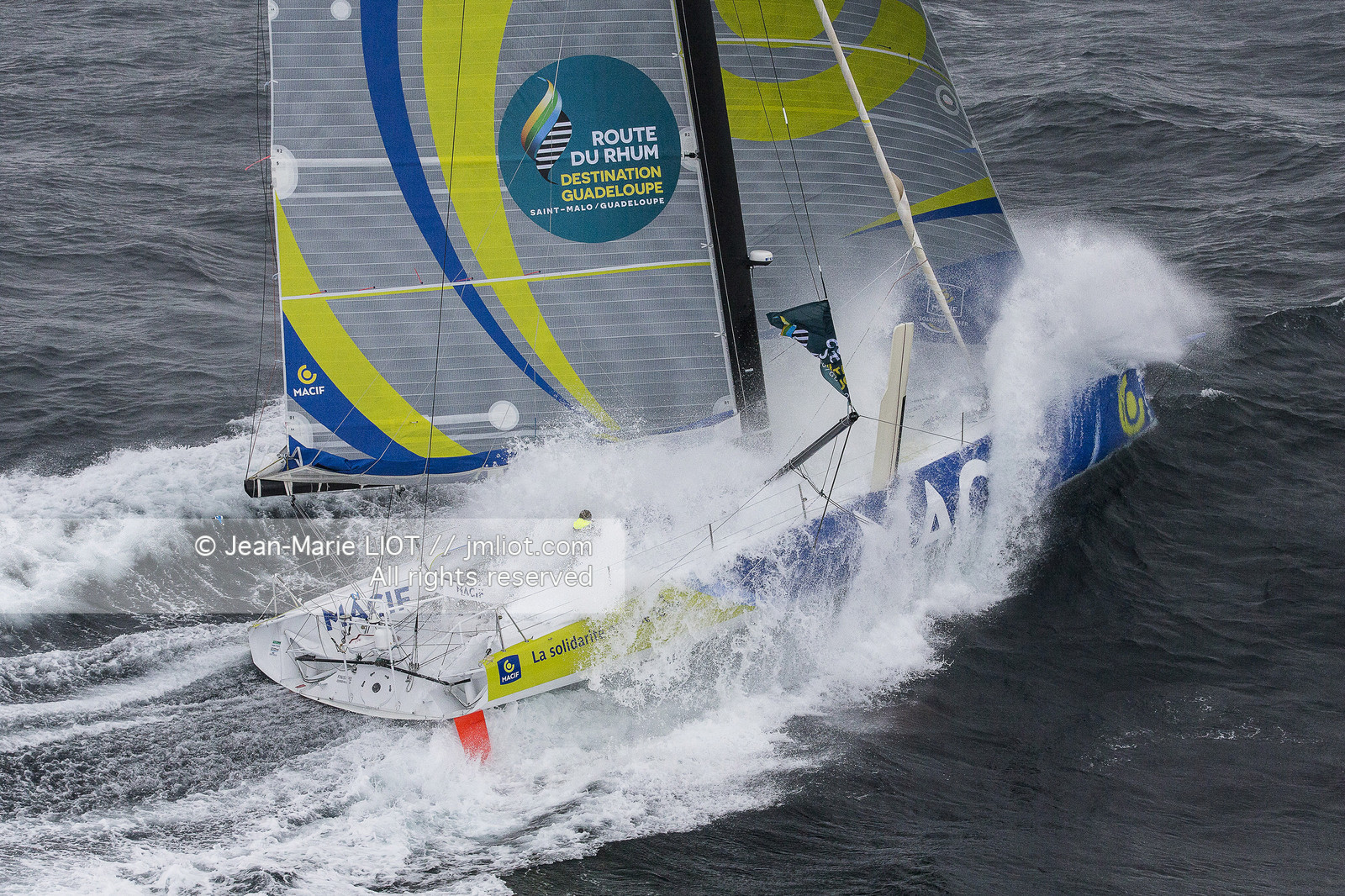 IMOCA - MACIF 2014 - BI RHUM AERIAL