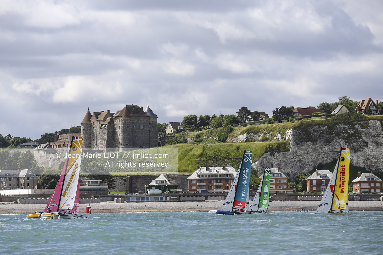 Tour Voile 2018, acte de Dieppe, le 10 juillet 2018..Photo : Jean-Marie LIOT   ASO