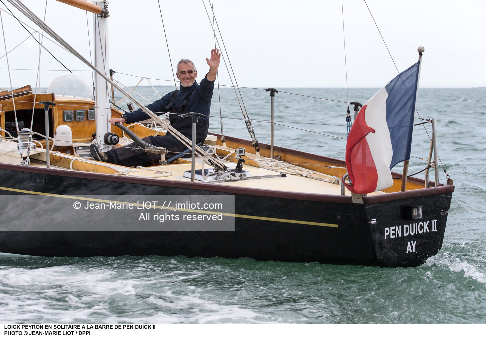 LOICK PEYRON A BORD DE PEN DUICK II