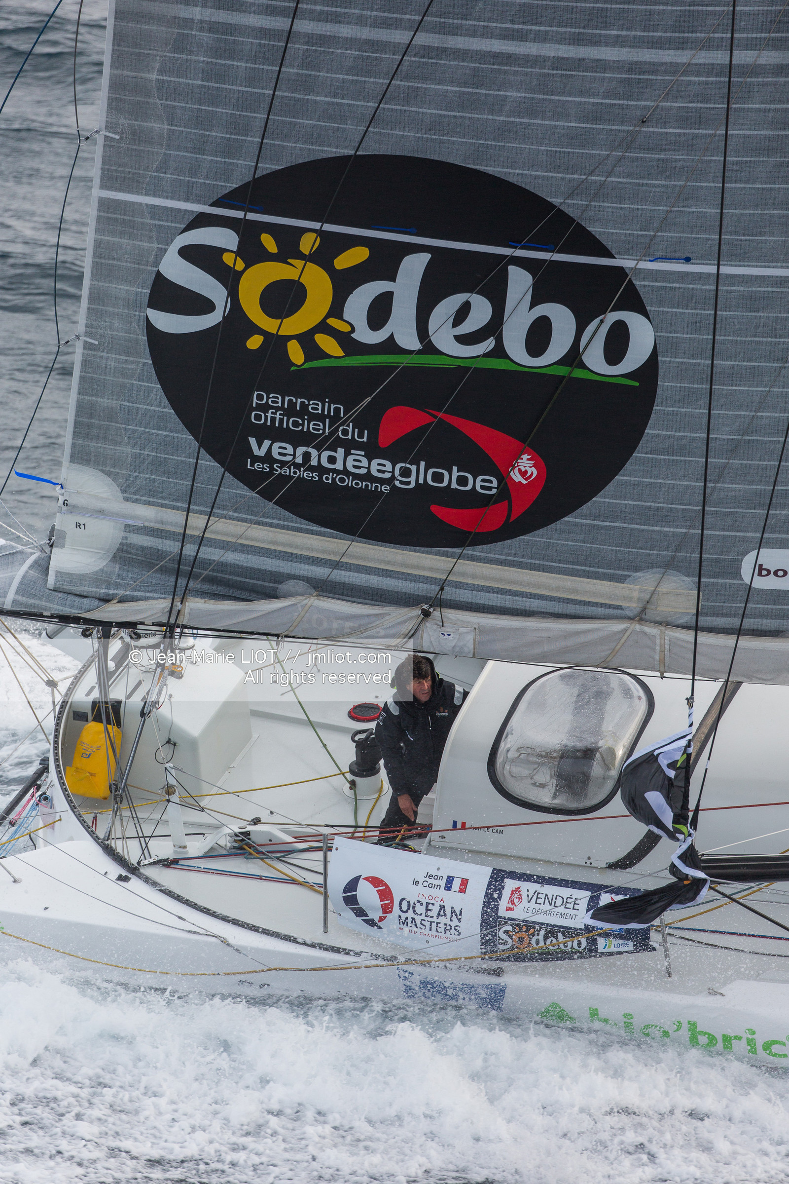 VENDEE GLOBE 2016-2017 - JEAN LE CAM - FINISTERE MER VENT