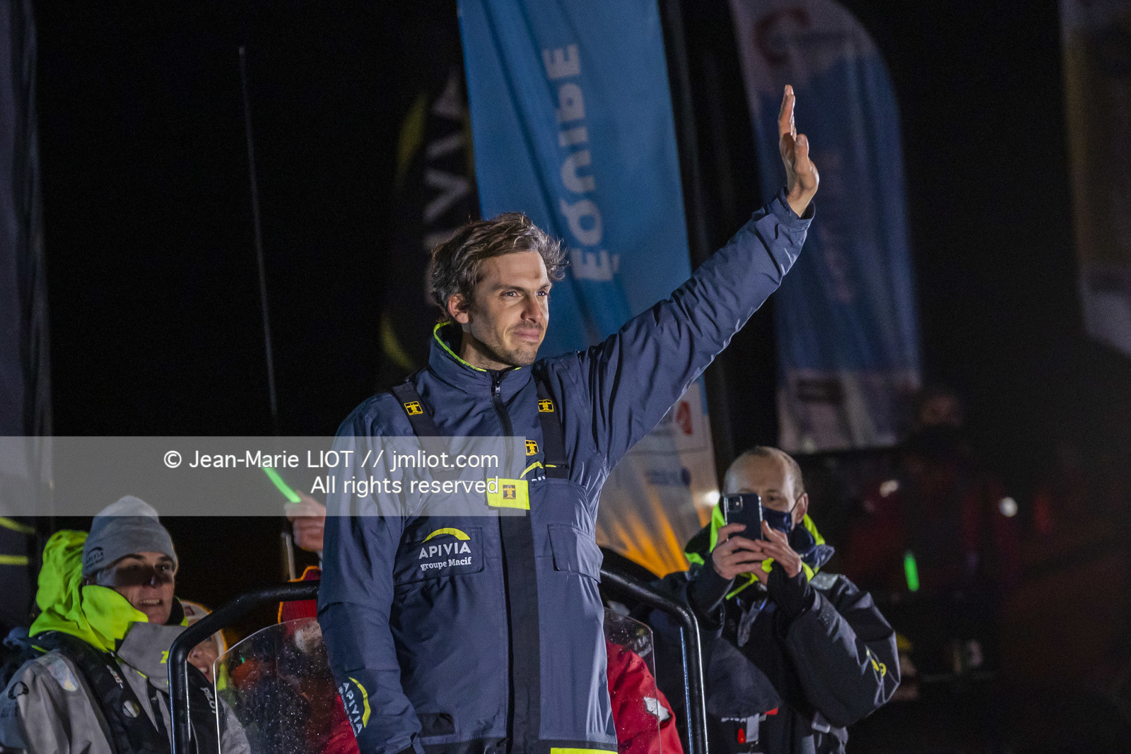 VENDEE GLOBE 2020-2021 - ARRIVEE CHARLIE DALIN