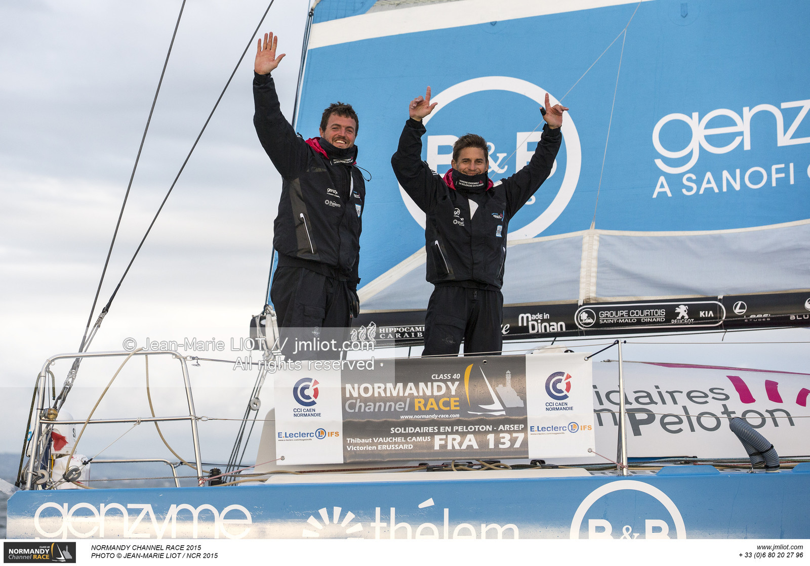 NORMANDY CHANNEL RACE 2015 - ARRIVEES