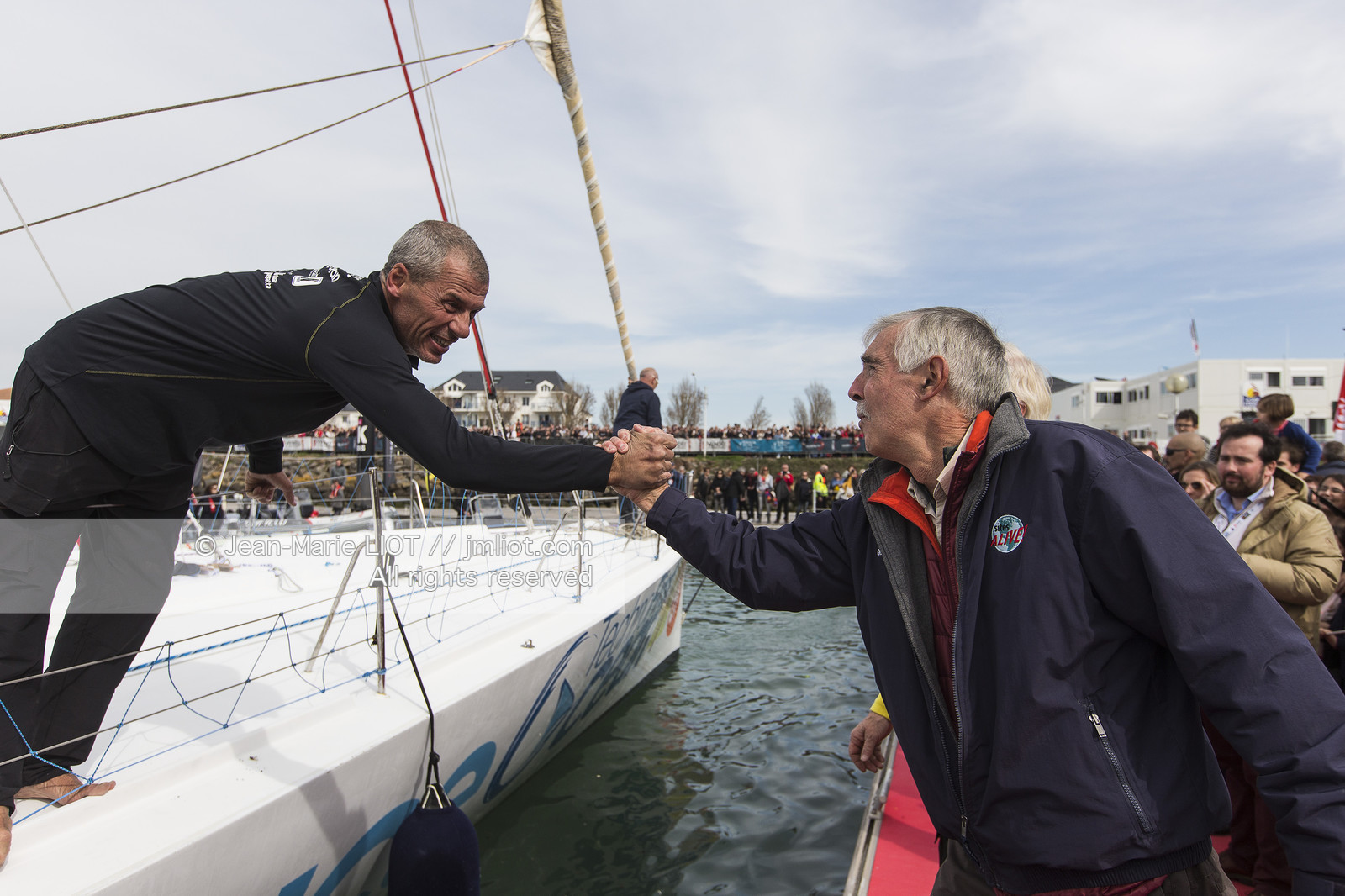 VENDEE GLOBE 2016-2017 - SEBASTIEN DESTREMAU - TECHNOFIRST - ARRIVEE