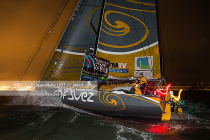 TRANSAT JACQUES VABRE 2013 GDF SUEZ - S.ROGUES ET F.DELAHAYE VAINQUEURS EN CLASS 40