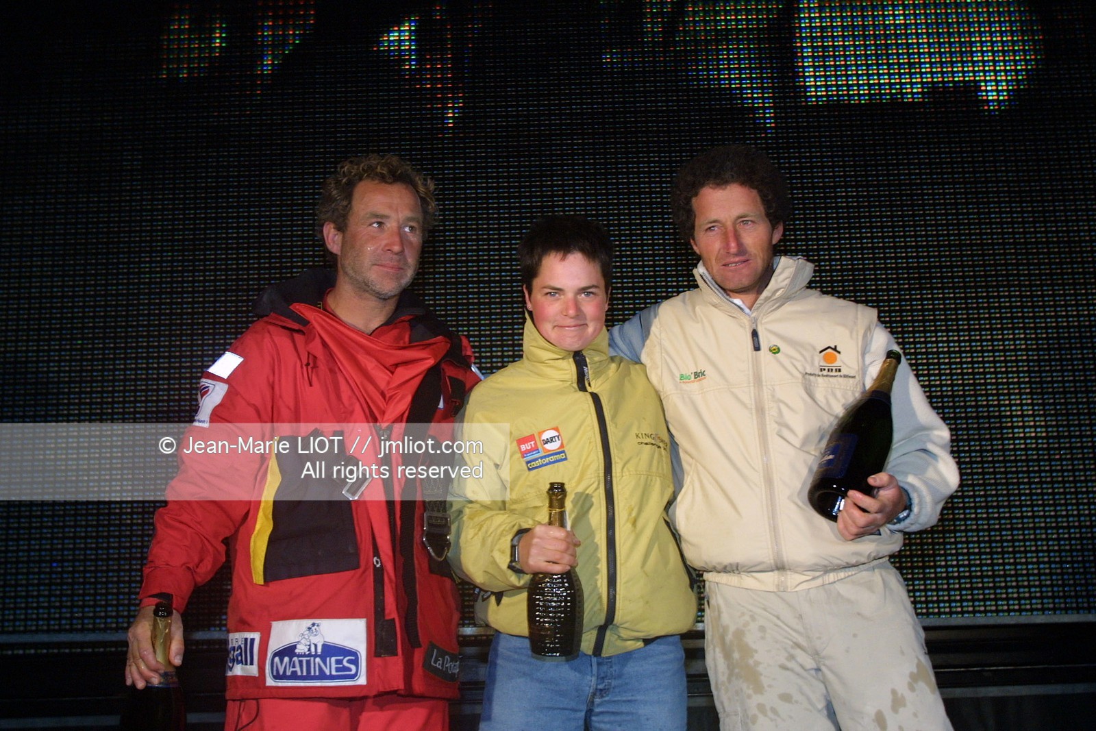 VENDEE GLOBE 2001- ARRIVEE ROLAND JOURDAIN