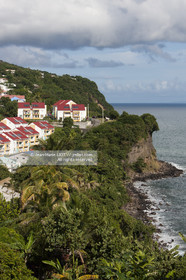 .Guadeloupe is a French overseas department located in the Antilles archipelago. The island is bordered on one side by the Caribbean Sea and the Atlantic Ocean ..The Guadeloupe is composed by two islands: Grande -Terre and Basse-Terre..Photo © Jean -Marie Liot
