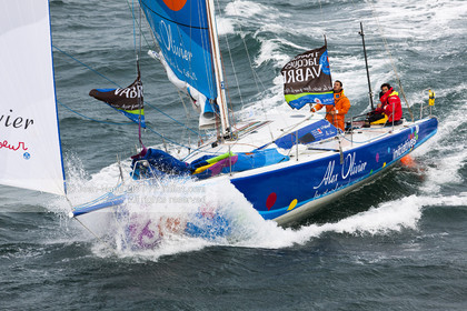 .2011 November, start of transat Jacques Vabre from Le Havre To Guadeloupe. Photo © Jean-Marie Liot