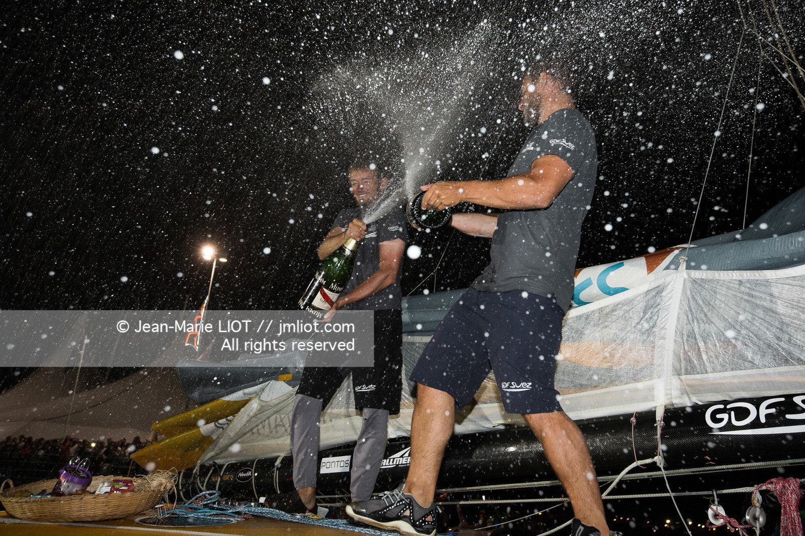 TRANSAT JACQUES VABRE 2013 GDF SUEZ - S.ROGUES ET F.DELAHAYE VAINQUEURS EN CLASS 40