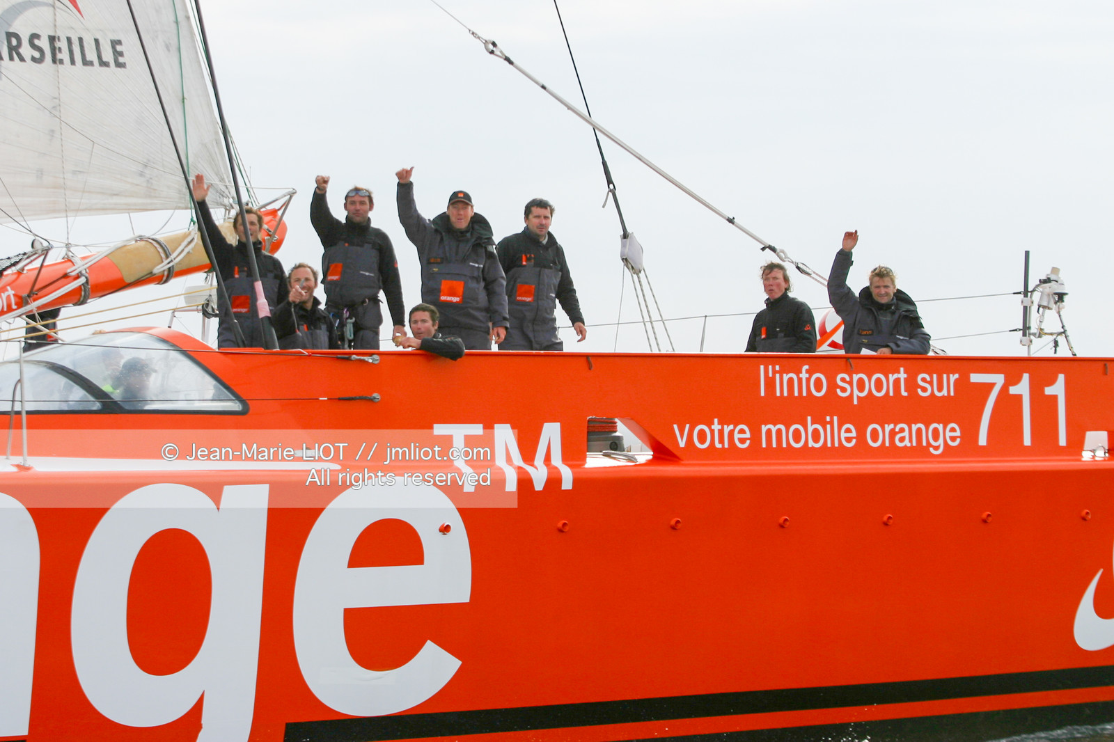 ARRIVEE ORANGE 2 BRUNO PEYRON