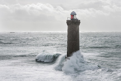 Les phares d'Iroise dans la tempête Ruth