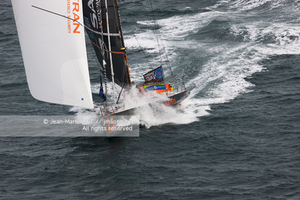 .2011 November, start of transat Jacques Vabre from Le Havre To Guadeloupe. Photo © Jean-Marie Liot