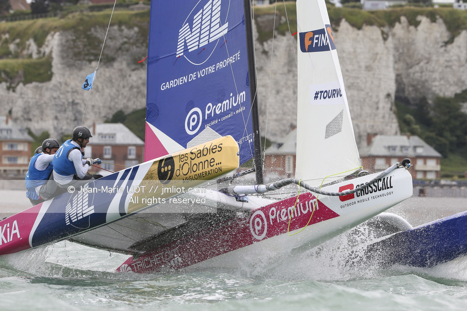Tour Voile 2018, acte de Dieppe, le 10 juillet 2018..Photo : Jean-Marie LIOT   ASO