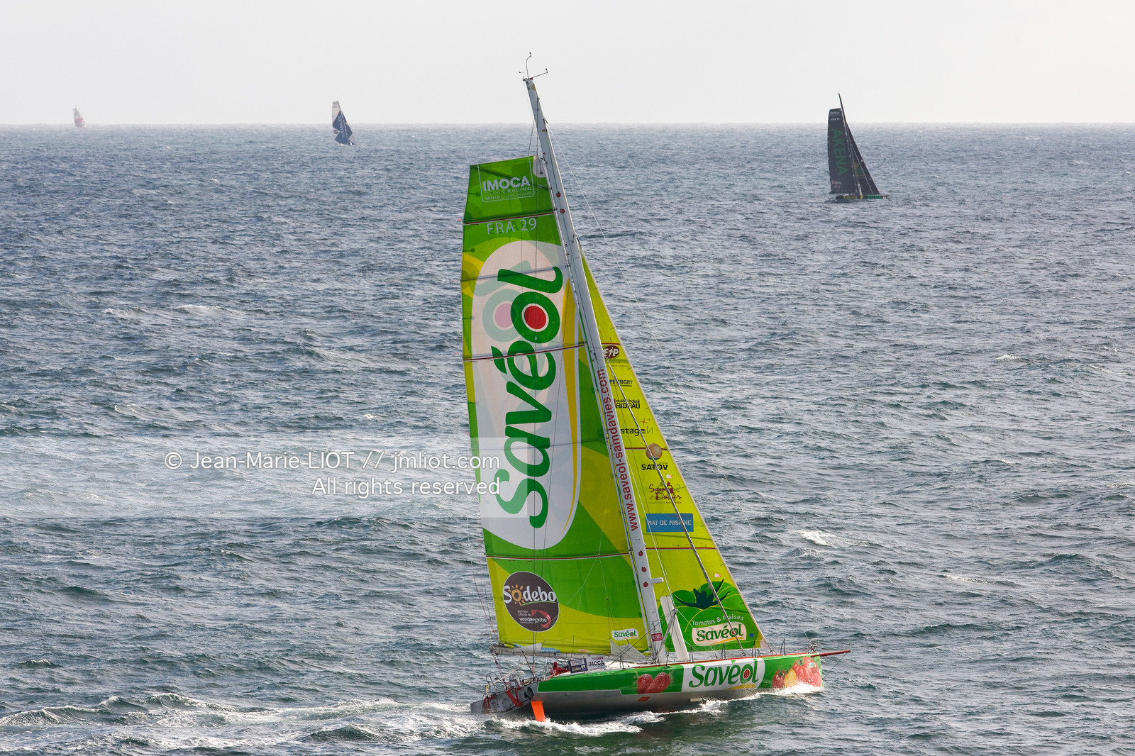 VENDEE GLOBE 2012-2013 - DEPART- JEAN-MARIE LIOT DPPI