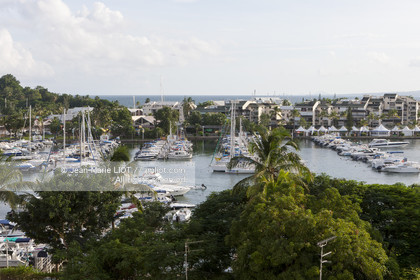 .Guadeloupe is a French overseas department located in the Antilles archipelago. The island is bordered on one side by the Caribbean Sea and the Atlantic Ocean ..The Guadeloupe is composed by two islands: Grande -Terre and Basse-Terre..Photo © Jean -Marie Liot