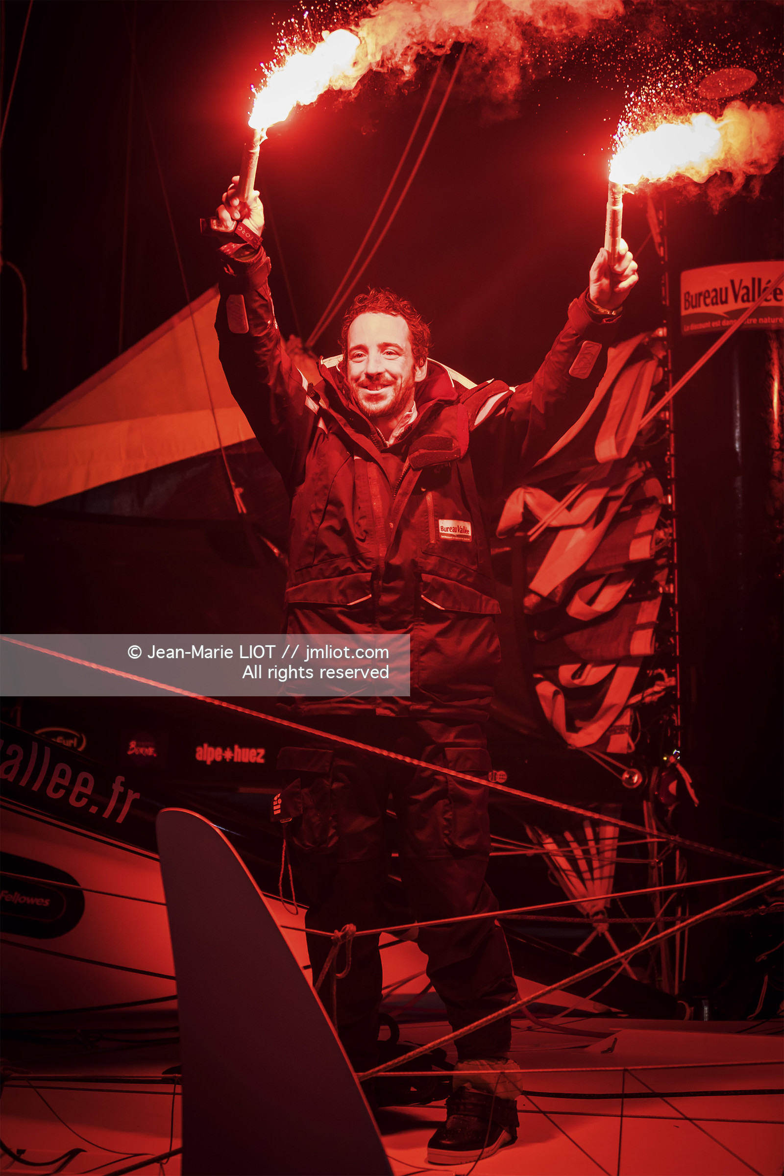 VENDEE GLOBE 2020-2021 - ARRIVEE LOUIS BURTON