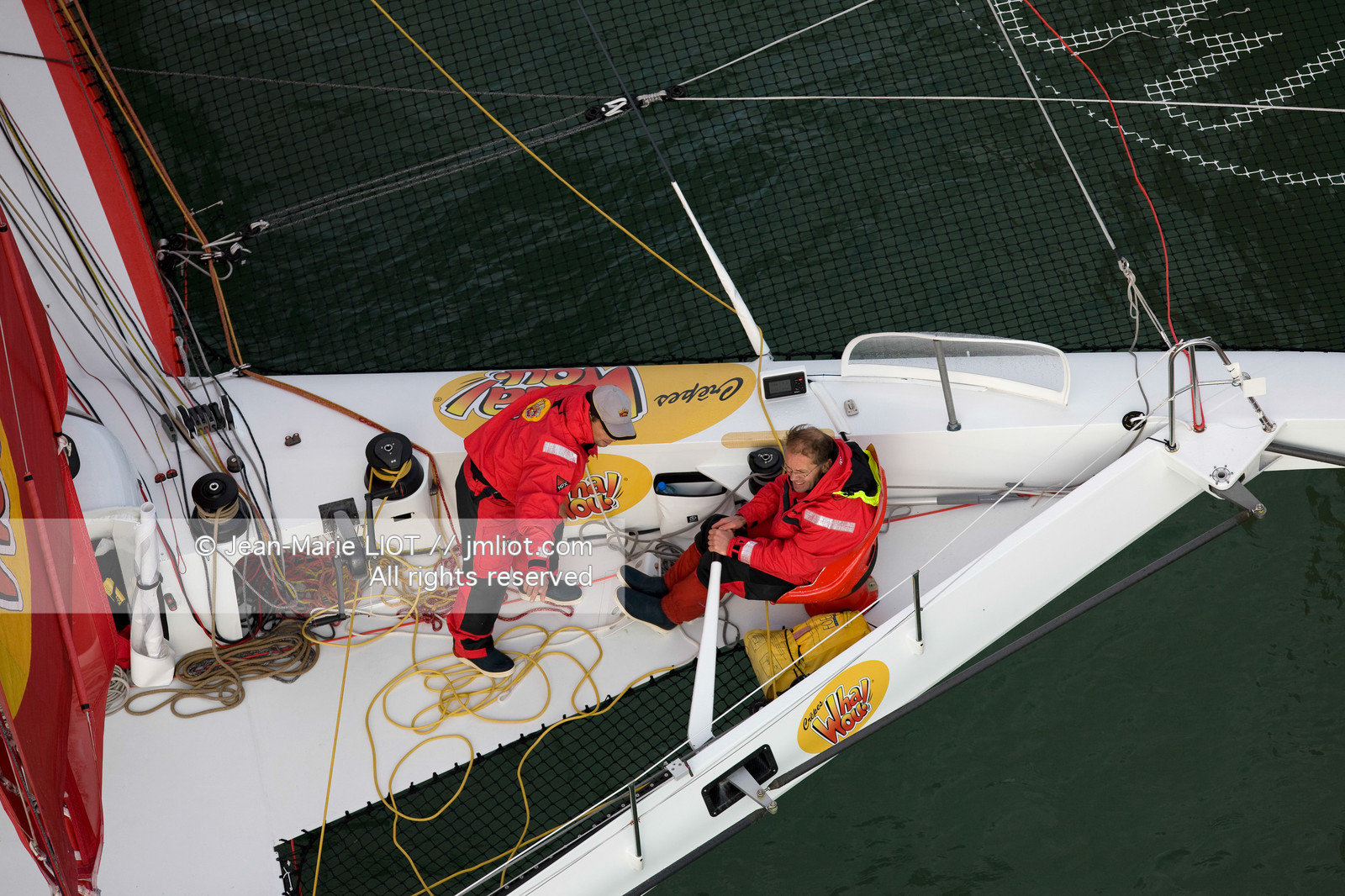 DEPART DE LA TRANSAT JACQUES VABRE.