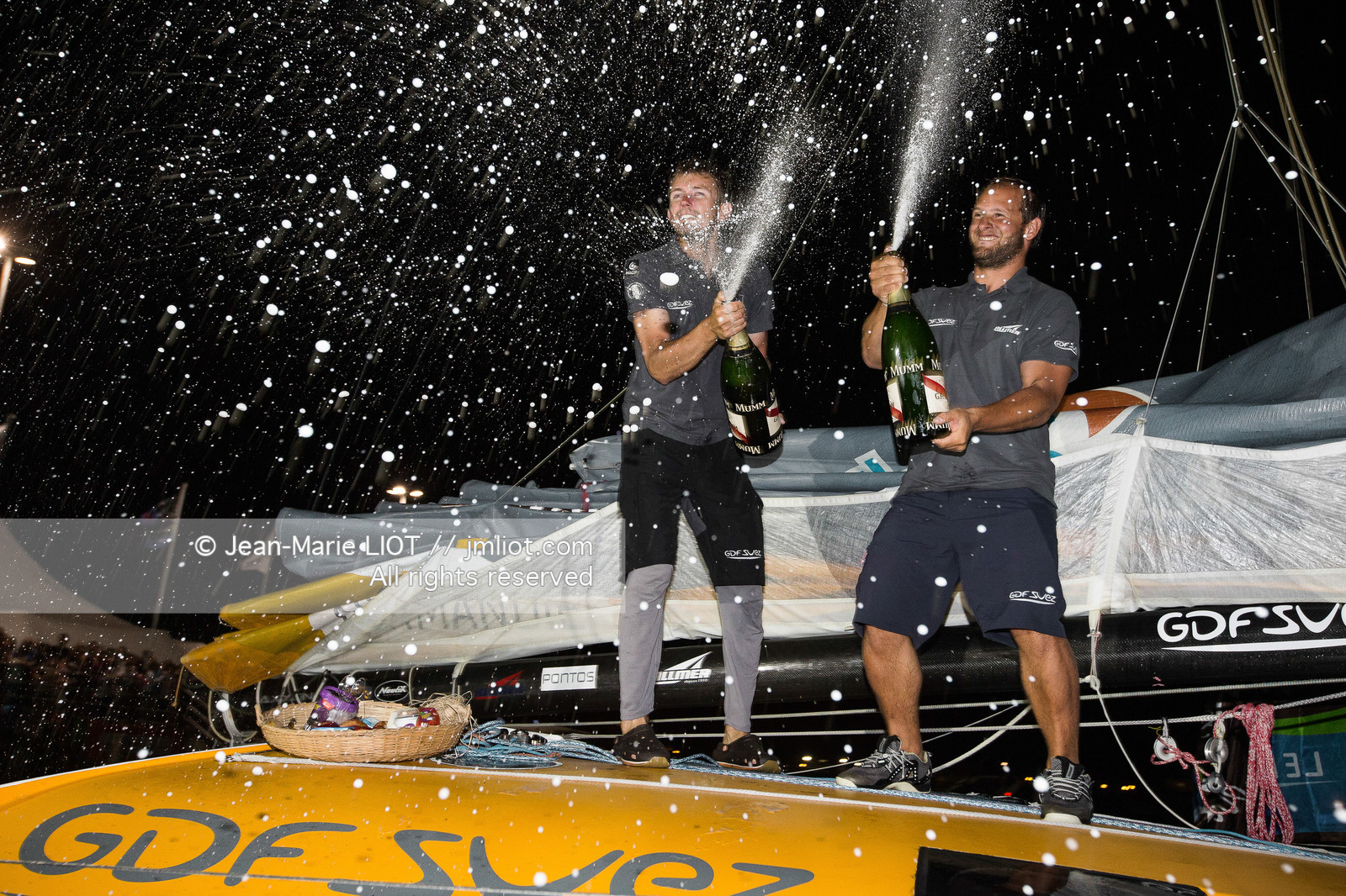 TRANSAT JACQUES VABRE 2013 GDF SUEZ - S.ROGUES ET F.DELAHAYE VAINQUEURS EN CLASS 40