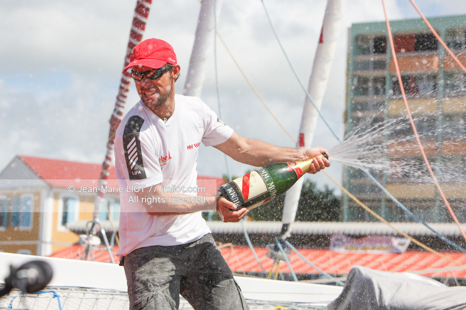 ROUTE DU RHUM 2010 - MAXI TRIMARAN SODEBO - THOMAS COVILLE