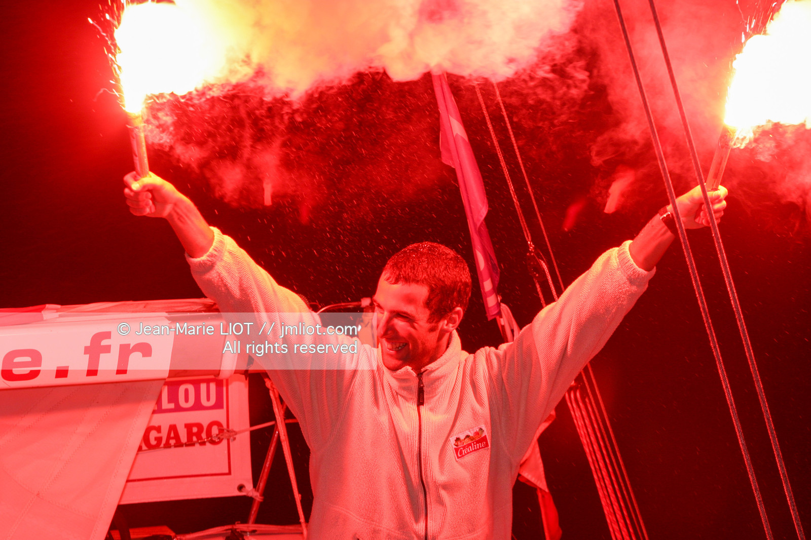 SOLITAIRE DU FIGARO 2003 - ARRIVEE