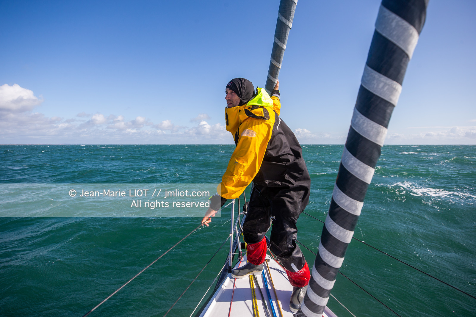 FABRICE AMEDEO ET ERIC PERON - TRANSAT JACQUES VABRE 2019 - A BORD