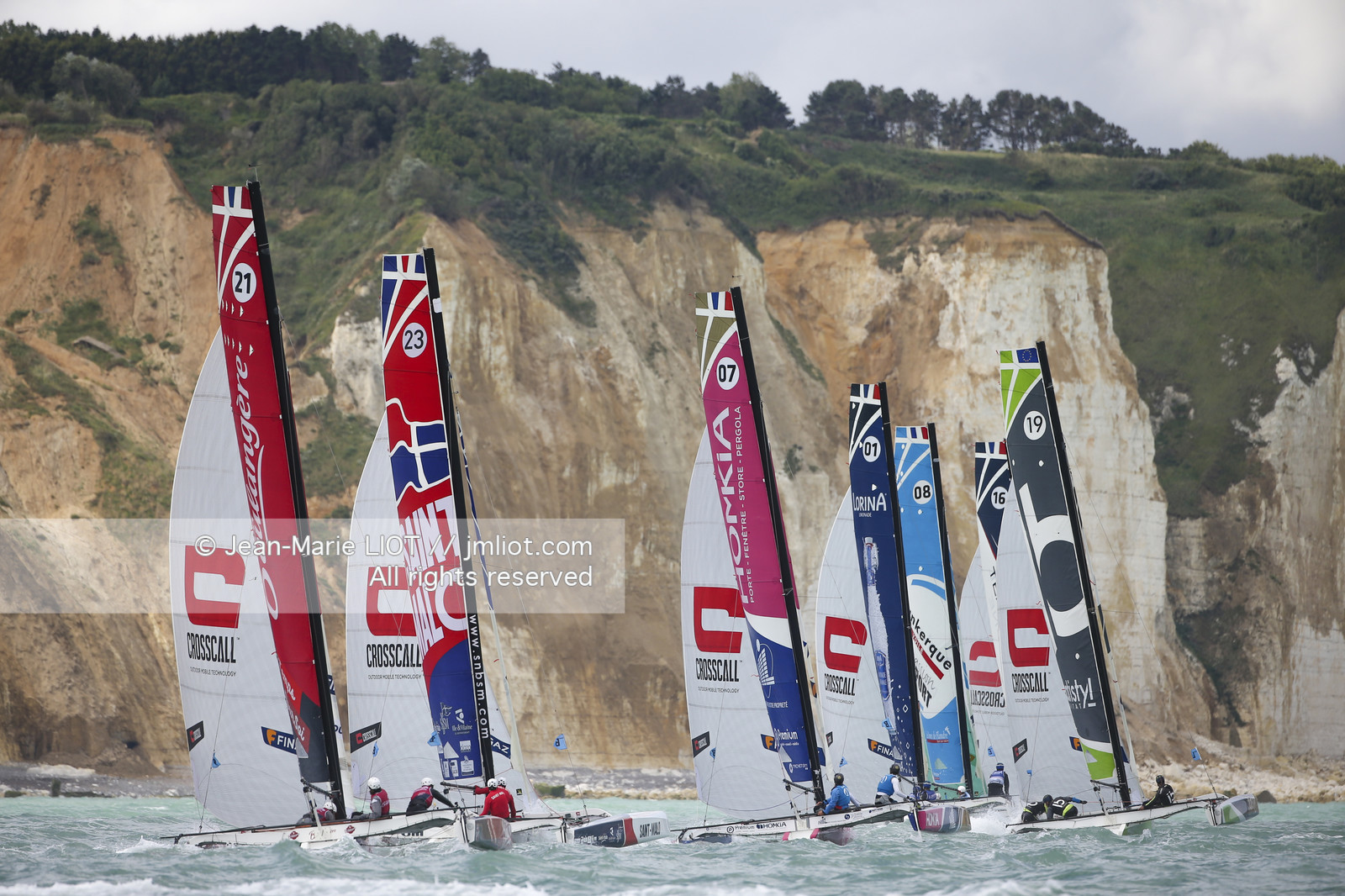 Tour Voile 2018, acte de Dieppe, le 10 juillet 2018..Photo : Jean-Marie LIOT   ASO