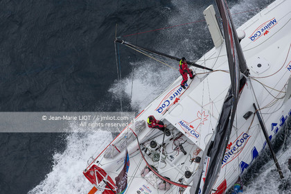 IMOCA MAITRE COQ - JEREMIE BEYOU.