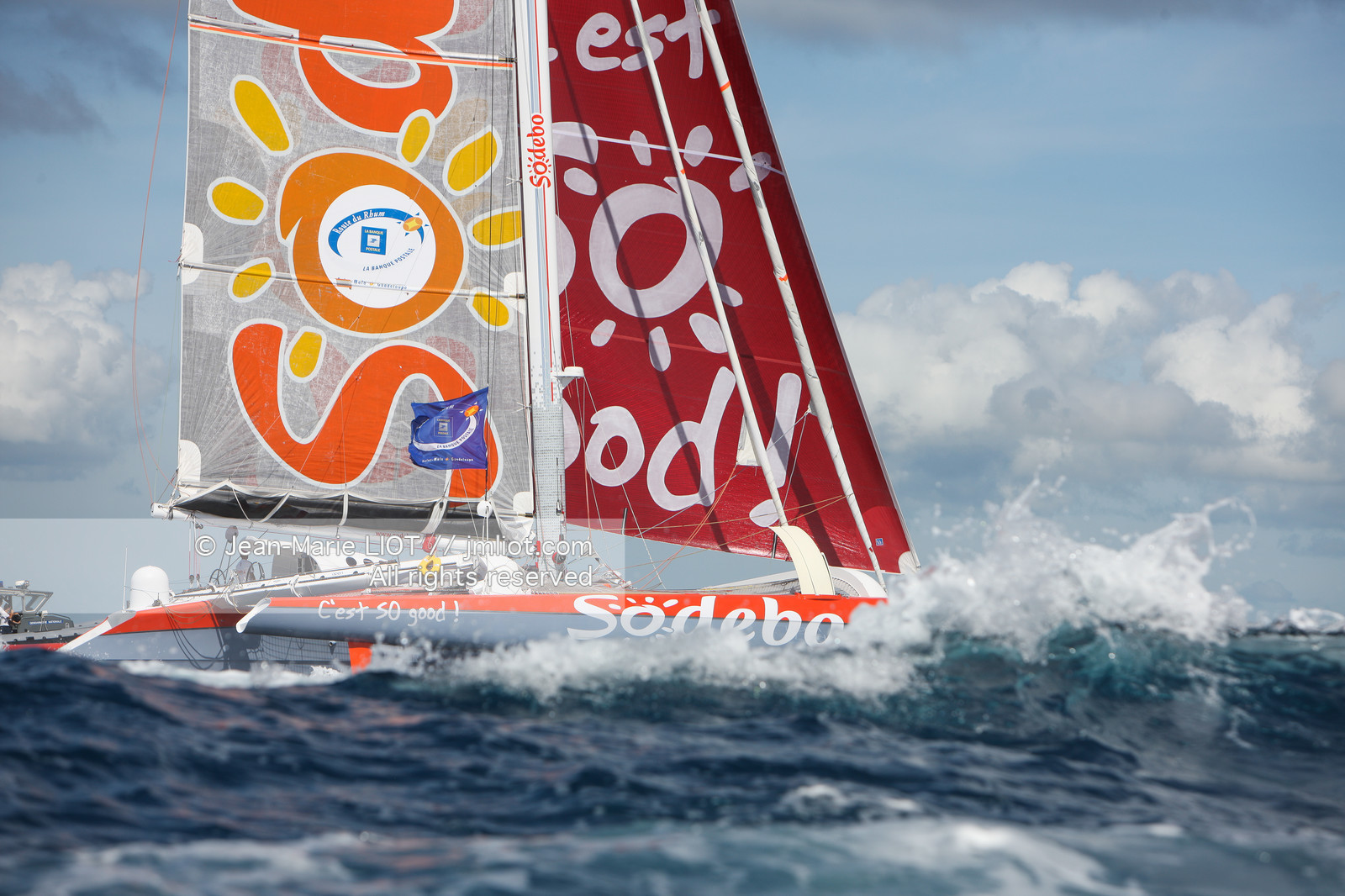 ROUTE DU RHUM 2010 - MAXI TRIMARAN SODEBO - THOMAS COVILLE