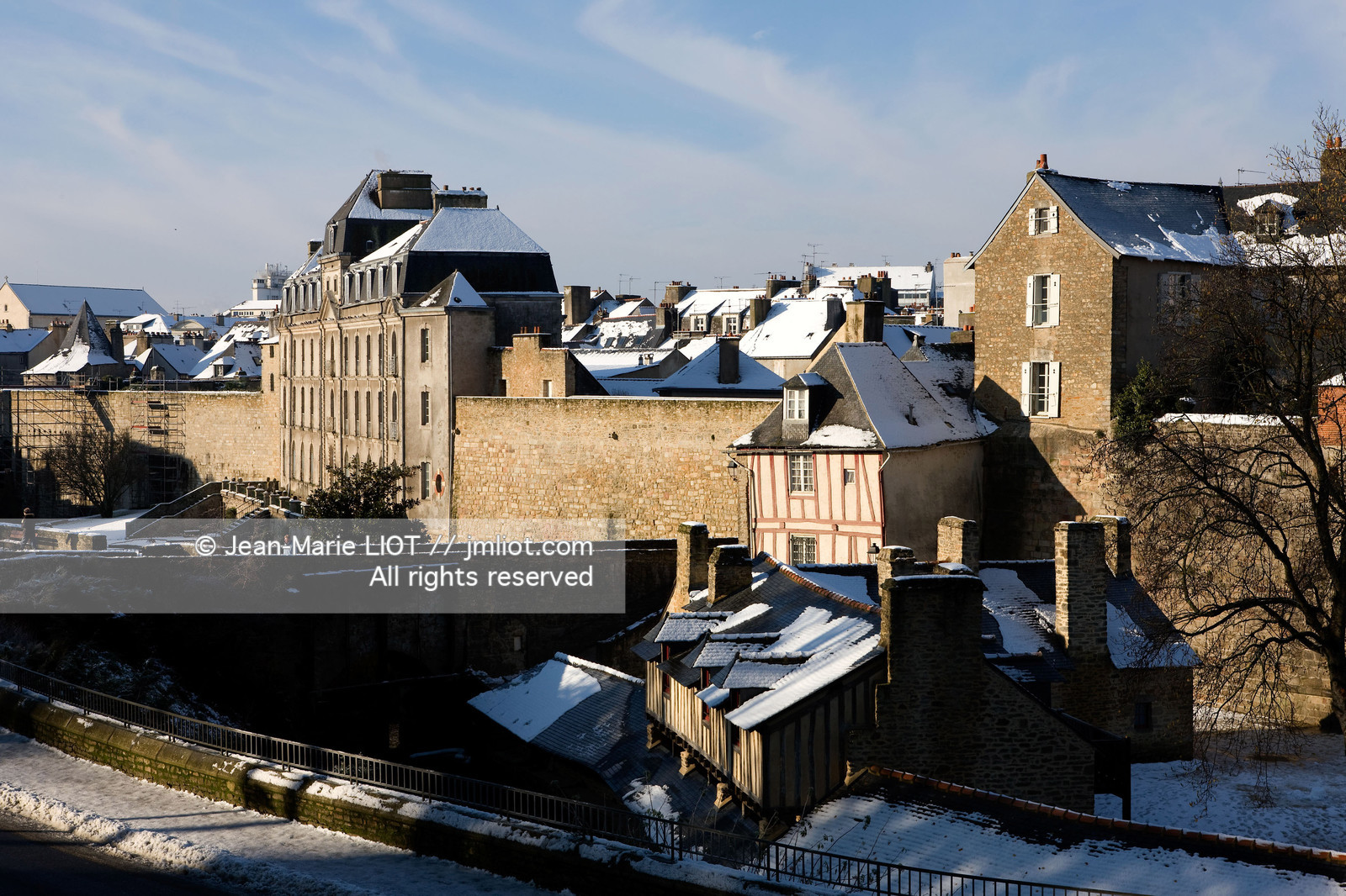 VANNES SOUS LA NEIGE
