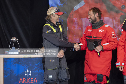 THOMAS COVILLE - ARKEA ULTIM CHALLENGE - ARRIVEE