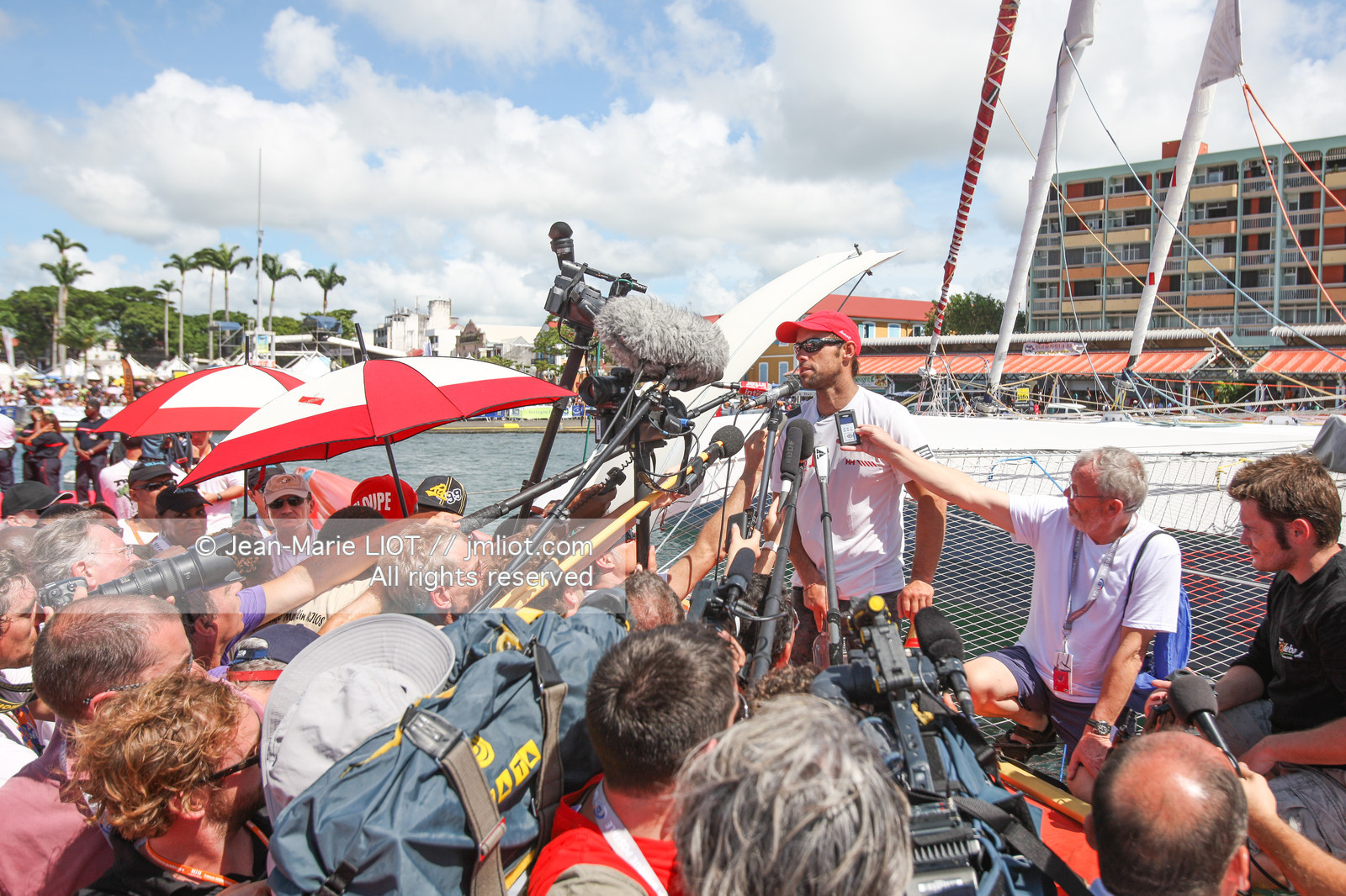 ROUTE DU RHUM 2010 - MAXI TRIMARAN SODEBO - THOMAS COVILLE