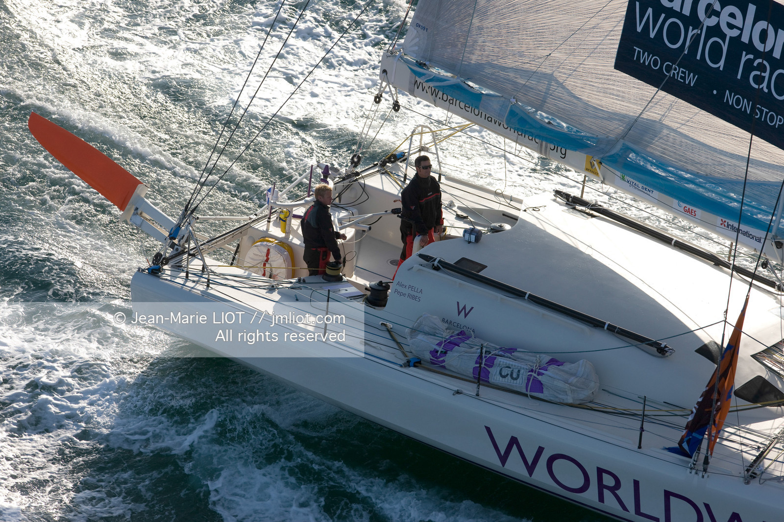 DEPART DE LA TRANSAT JACQUES VABRE.
