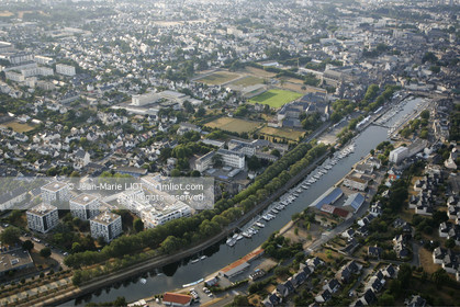 .VANNES-MORBIHAN AERIAL VIEW.PHOTO © JEAN-MARIE LIOT