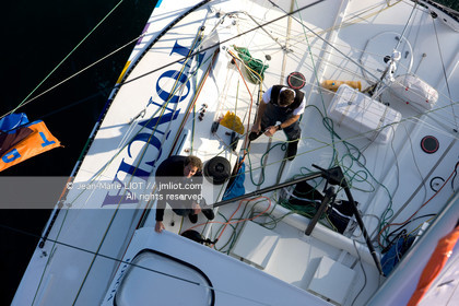 DEPART DE LA TRANSAT JACQUES VABRE.