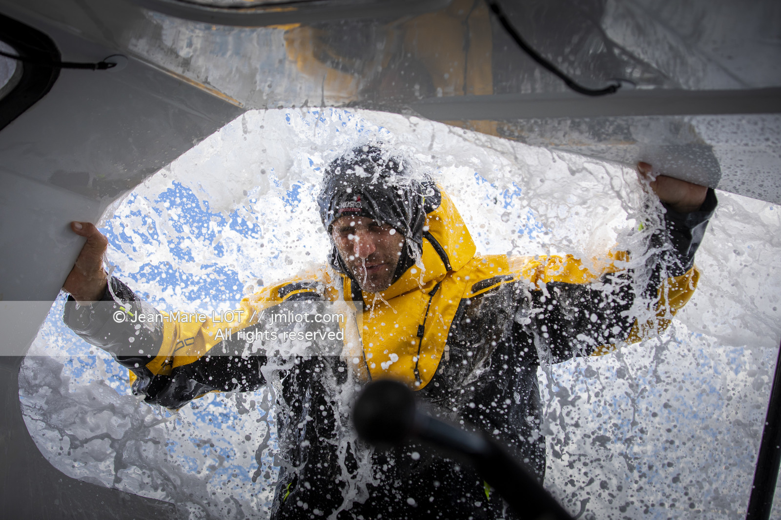 FABRICE AMEDEO ET ERIC PERON - TRANSAT JACQUES VABRE 2019 - A BORD