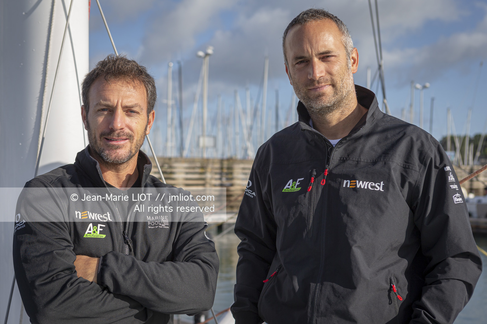 FABRICE AMEDEO ET ERIC PERON - TRANSAT JACQUES VABRE 2019 - A BORD