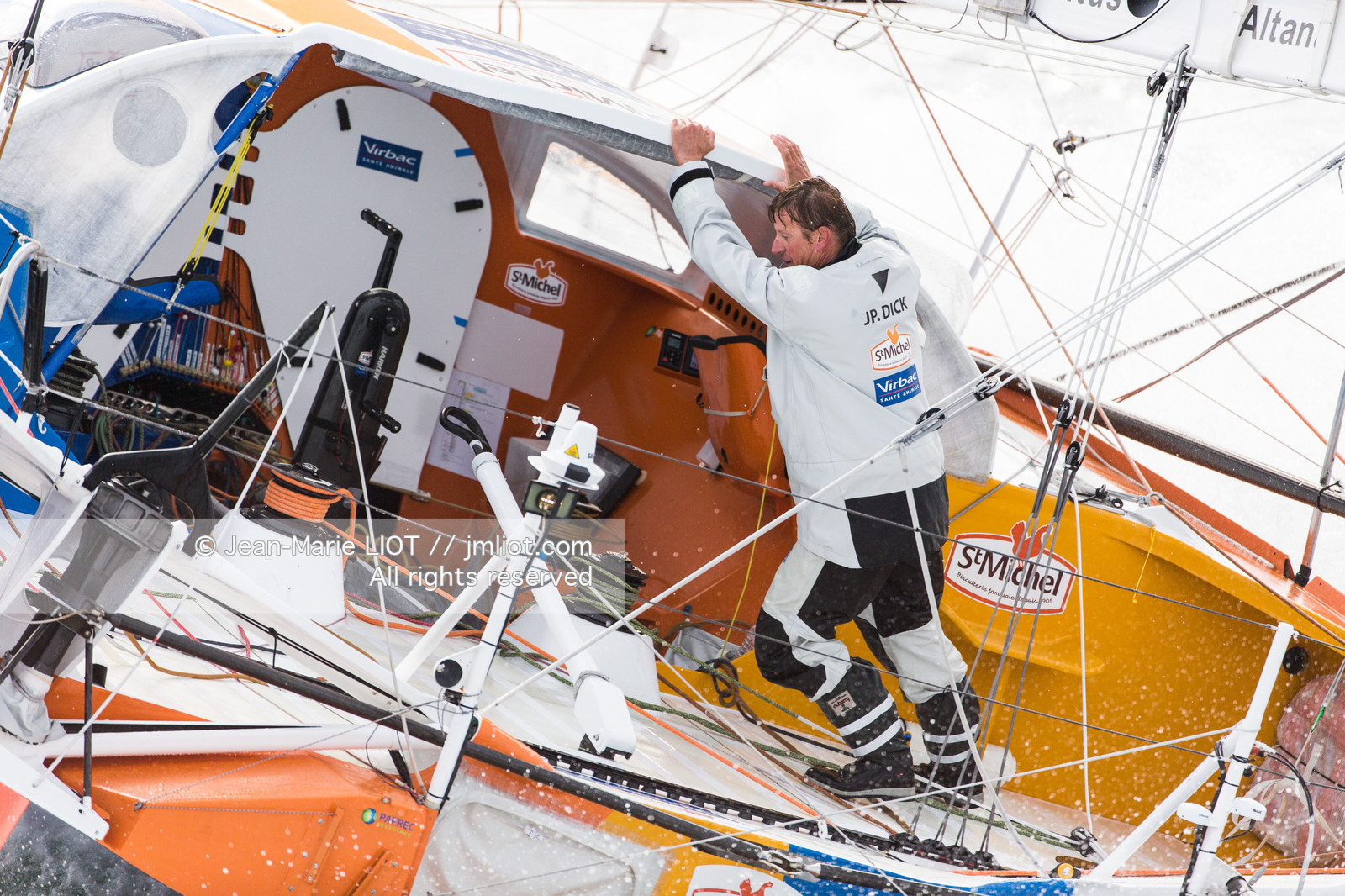 VENDEE GLOBE 2016-2017 - JEAN - PIERRE DICK - ST MICHEL