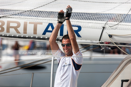 ROUTE DU RHUM 2010 - ARRIVEE DE ARMEL LE CLEAC'H
