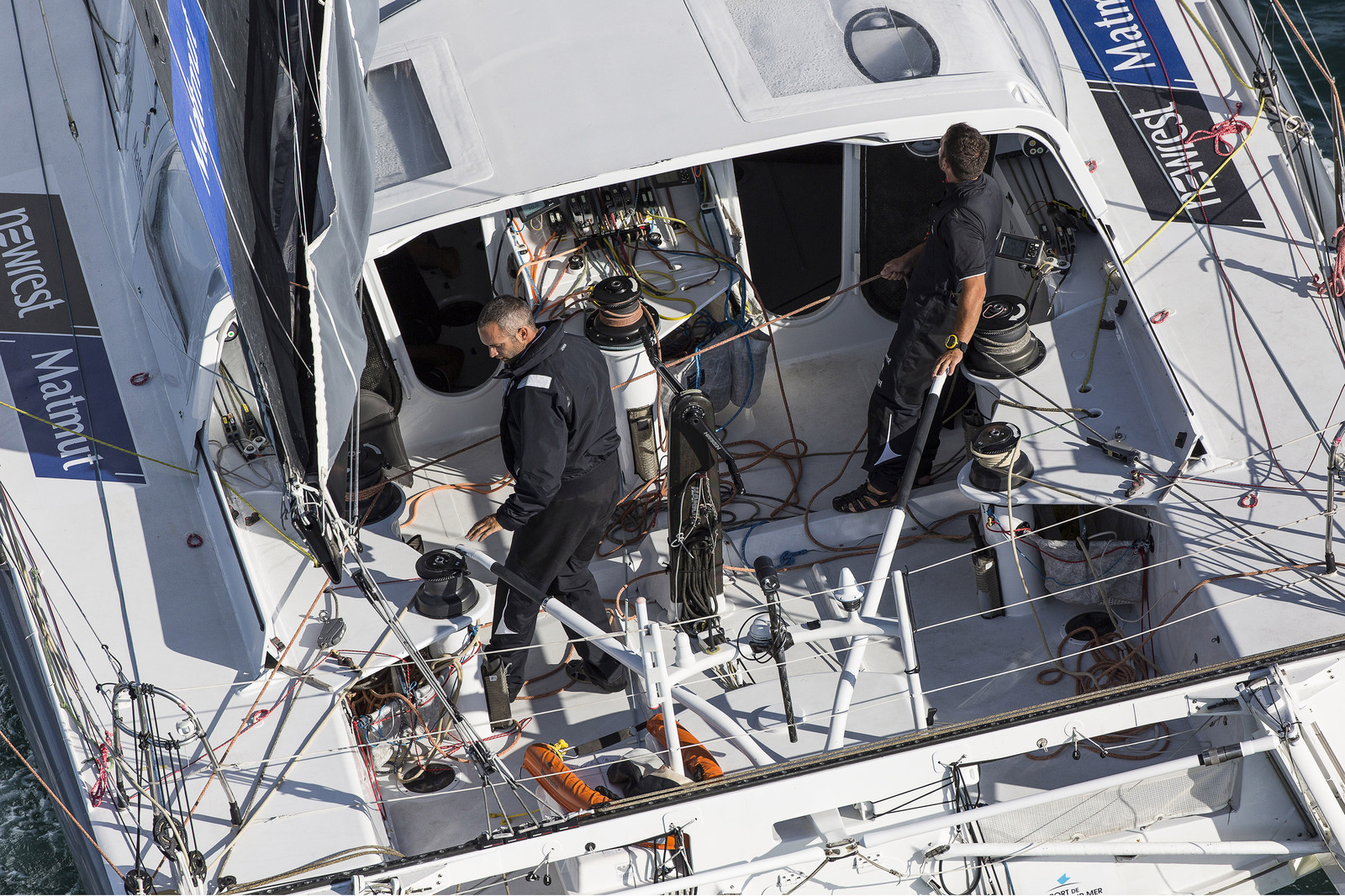 IMOCA 60 PIEDS NEWREST MATMUT - SKIPPER : FABRICE AMEDEO