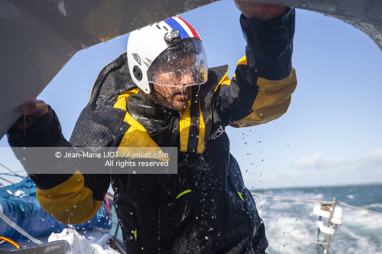 FABRICE AMEDEO ET ERIC PERON - TRANSAT JACQUES VABRE 2019 - A BORD