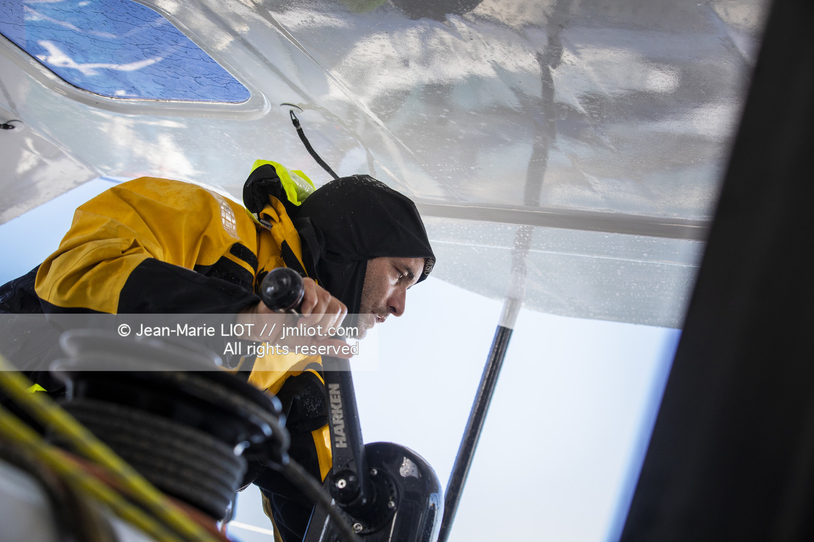 FABRICE AMEDEO ET ERIC PERON - TRANSAT JACQUES VABRE 2019 - A BORD