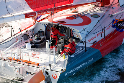 DEPART DE LA TRANSAT JACQUES VABRE.