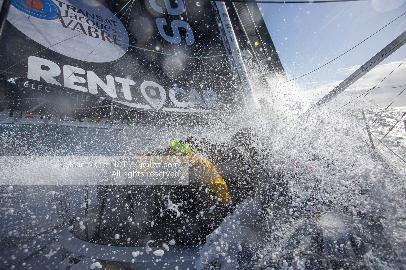 FABRICE AMEDEO ET ERIC PERON - TRANSAT JACQUES VABRE 2019 - A BORD