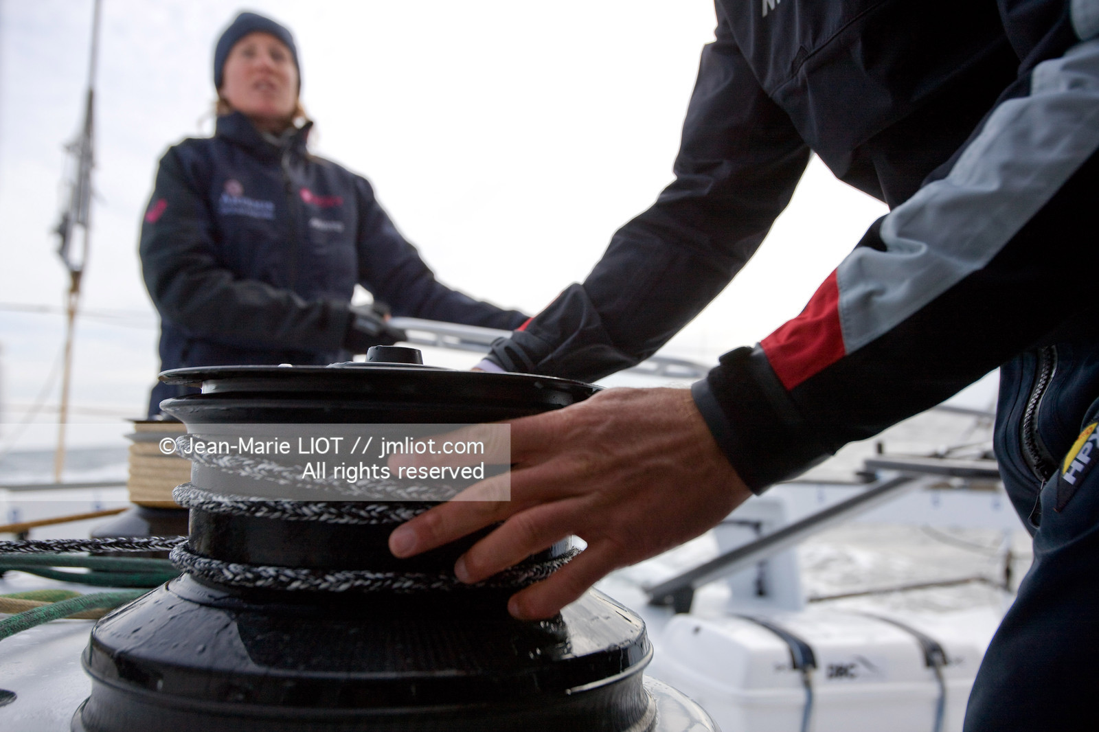 A BORD D'ARTEMIS AVEC SAM DAVIES ET SYDNEY GAVIGNET