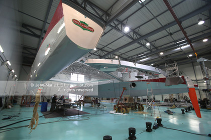 SAILING - MAXI 80 PRINCE DE BRETAGNE - SHIPYARD