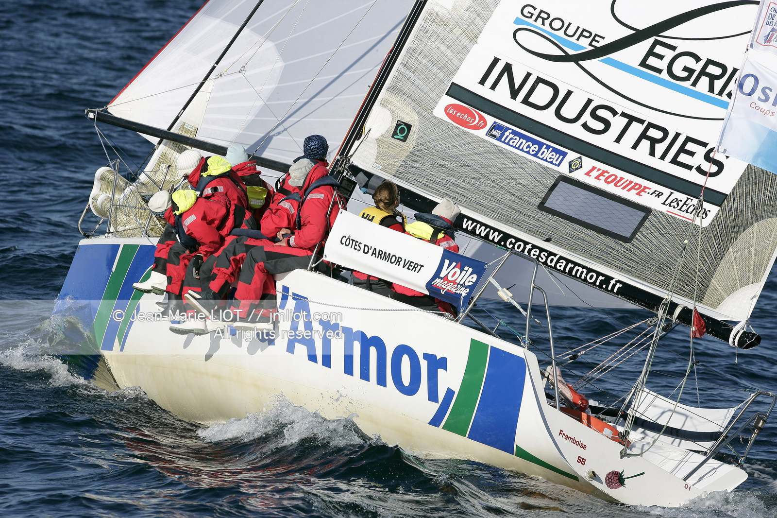 TOUR DE FRANCE A LA VOILE 2008.DE DUNKERQUE A HYERES.DU 29 JUIN AU 24 JUILLET 2008.PHOTO © JEAN-MARIE LIOT.