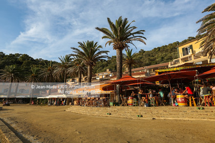 .Port-Cros, off Hyères in the department of Var, small island of 4 km long is a reserve of fauna and flora. Photo © Jean-Marie Liot