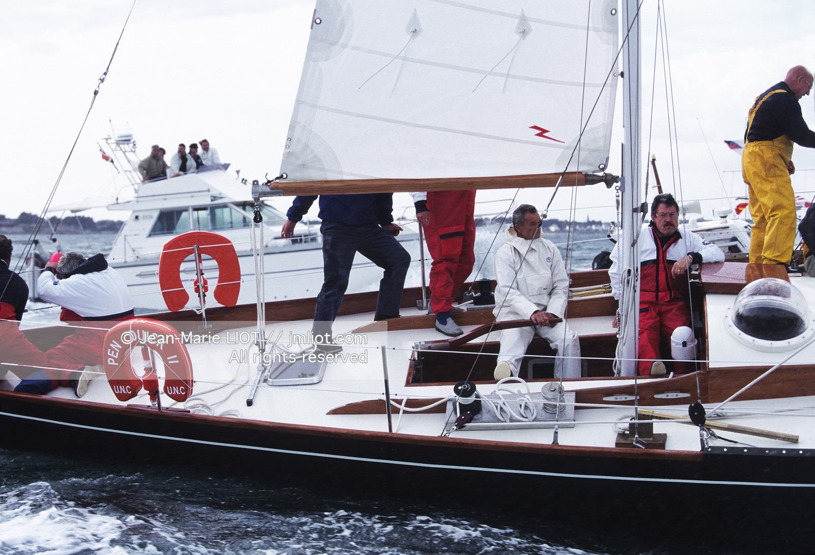 MISE A L'EAU PEN DUICK II - ERIC TABARLY