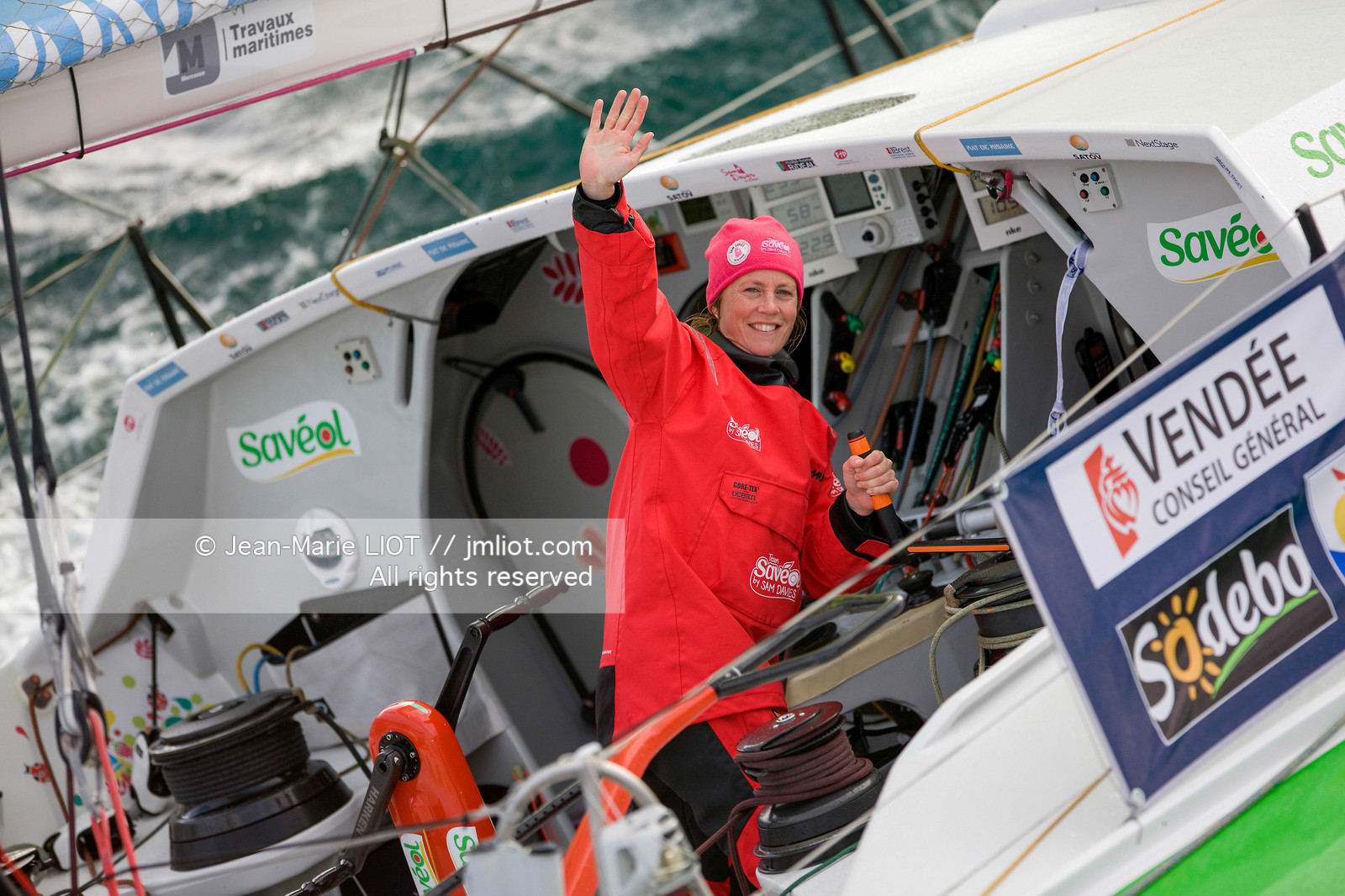 VENDEE GLOBE 2012-2013 - DEPART- JEAN-MARIE LIOT DPPI