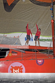 TRANSAT JACQUES VABRE 2011 - ARRIVEE GROUPE BEL
